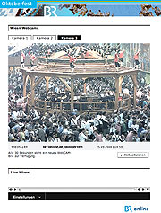 BR Webcams aus dem hackerzelt...